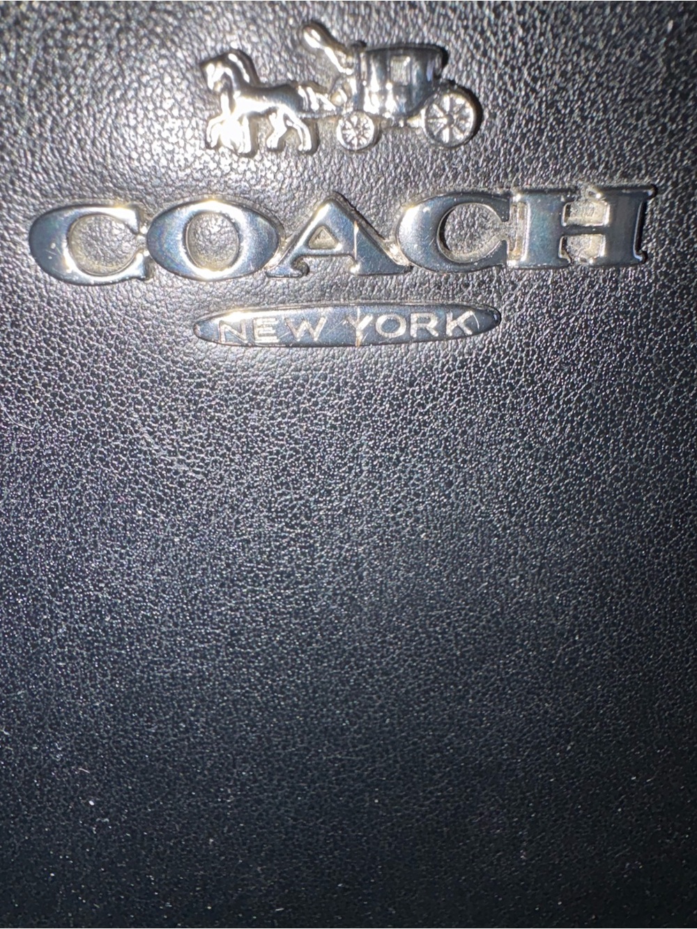 Coach Black Leather Laptop Tote Work Bag EUC - Picture 6 of 7
